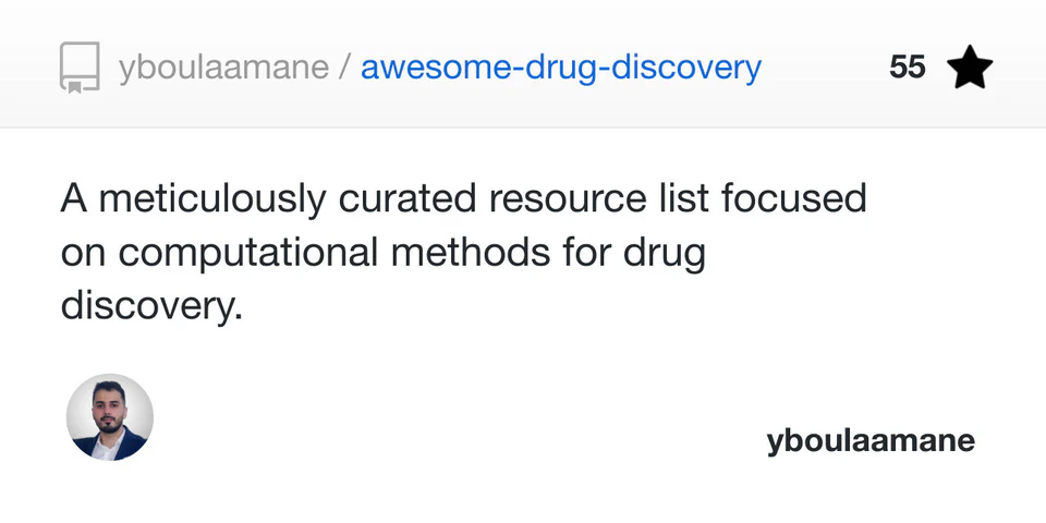 Awesome Drug Discovery